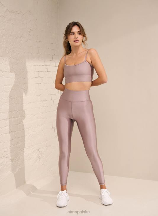 odzież JF4L21 kobiety AIM'N Rajstopy w kolorze zgaszonego fioletu, połyskujące