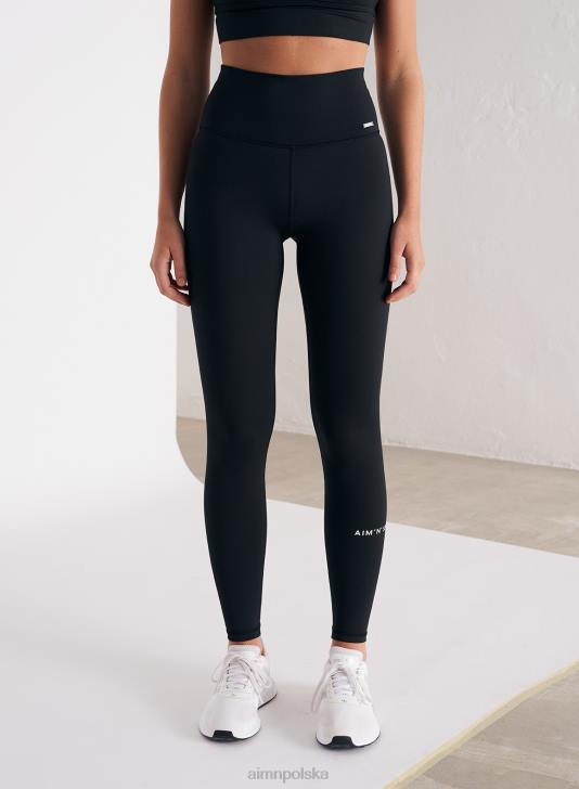 odzież JF4L23 kobiety AIM'N czarne rajstopy sportowe