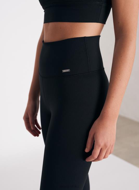 odzież JF4L23 kobiety AIM'N czarne rajstopy sportowe