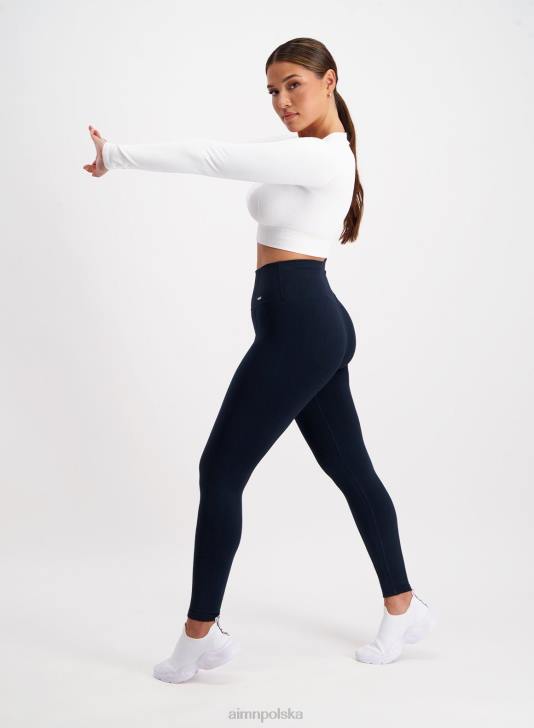 odzież JF4L24 kobiety AIM'N granatowe, luksusowe rajstopy bezszwowe