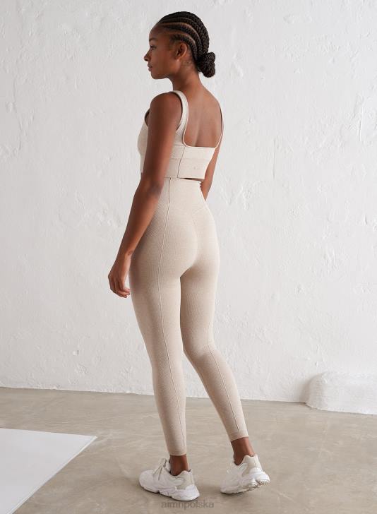 odzież JF4L30 kobiety AIM'N beżowe, luksusowe rajstopy bezszwowe