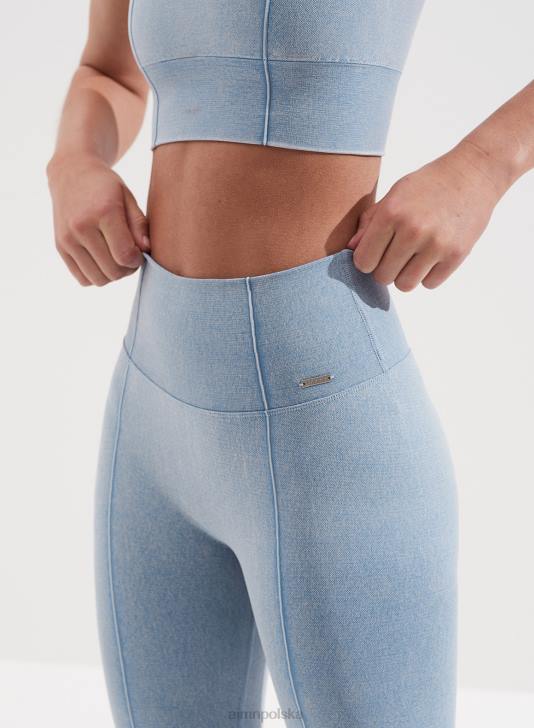 odzież JF4L32 kobiety AIM'N Rajstopy ze spranego jasnego dżinsu