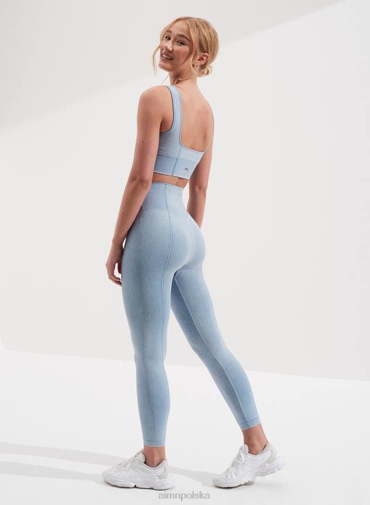 odzież JF4L32 kobiety AIM'N Rajstopy ze spranego jasnego dżinsu