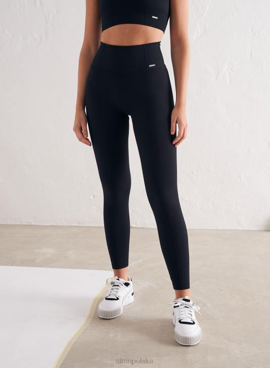 odzież JF4L45 kobiety AIM'N Czarne, luksusowe rajstopy bezszwowe