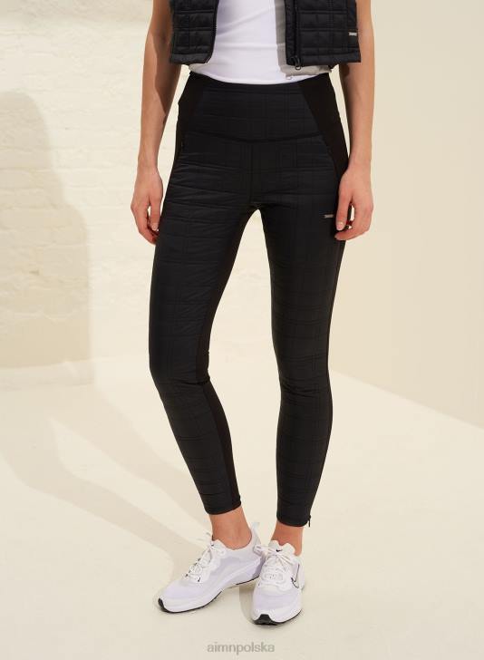 odzież JF4L48 kobiety AIM'N Wyściełane rajstopy w kratę