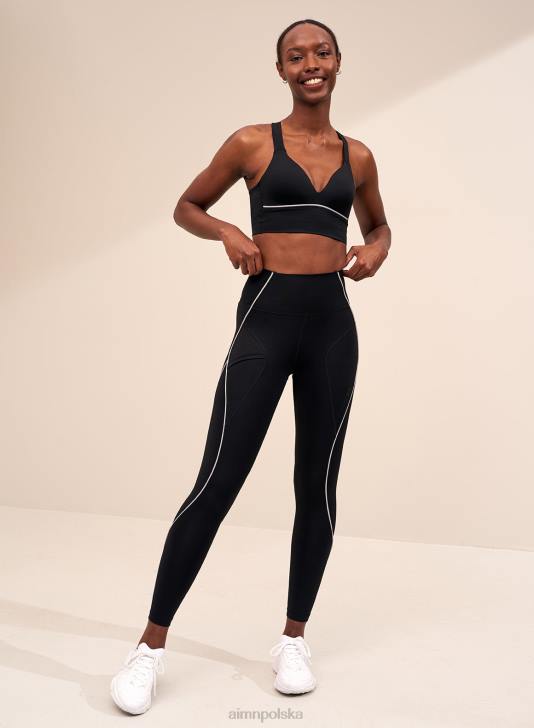 odzież JF4L56 kobiety AIM'N Odblaskowe rajstopy modelujące