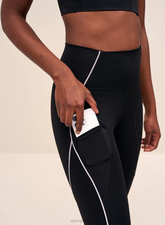 odzież JF4L56 kobiety AIM'N Odblaskowe rajstopy modelujące