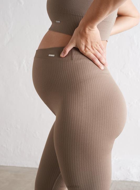 odzież JF4L63 kobiety AIM'N Ciążowe, bezszwowe rajstopy w kolorze espresso