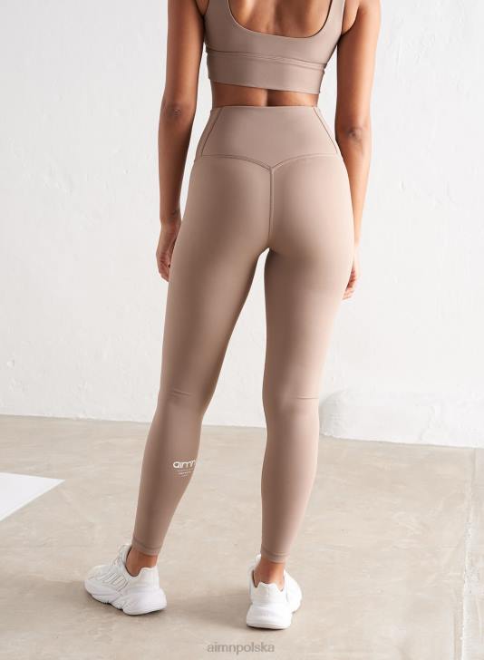 odzież JF4L65 kobiety AIM'N Rajstopy z rdzeniem espresso Edge