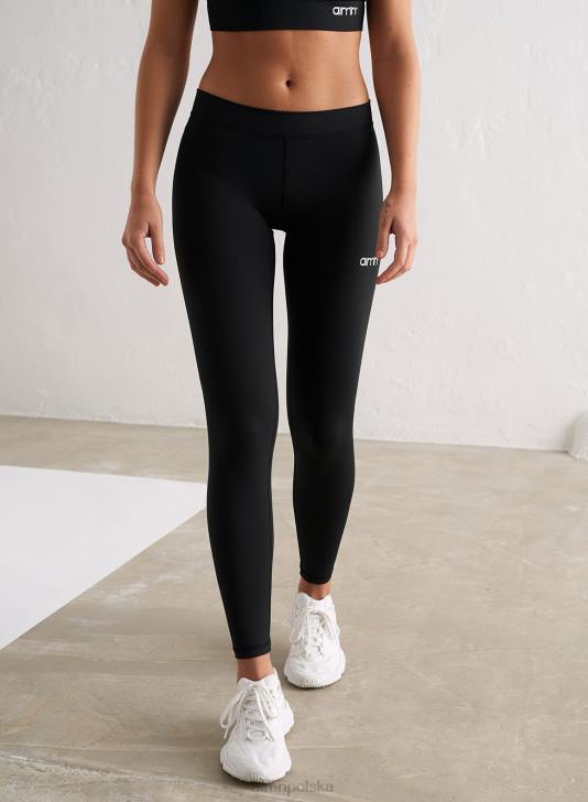 odzież JF4L83 kobiety AIM'N Czarne rajstopy z niskim stanem