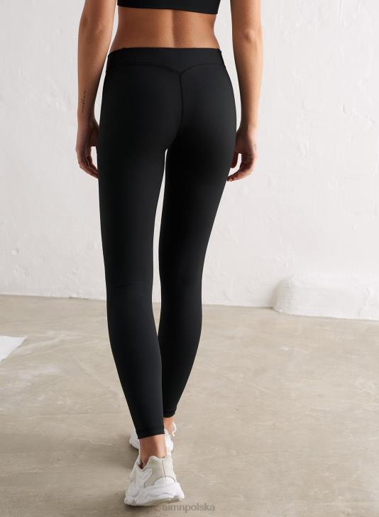 odzież JF4L83 kobiety AIM'N Czarne rajstopy z niskim stanem