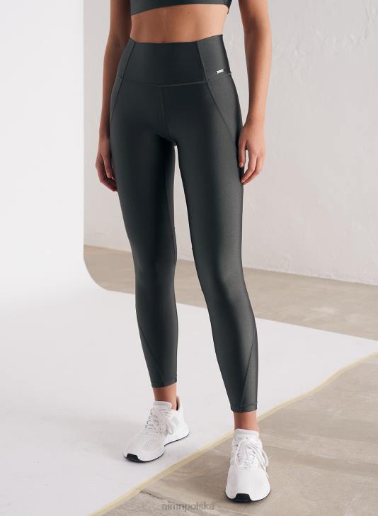 odzież JF4L96 kobiety AIM'N Ciemnoszare, błyszczące rajstopy