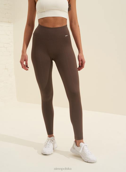 odzież JF4L9 kobiety AIM'N Rajstopy bezszwowe macchiato luxe