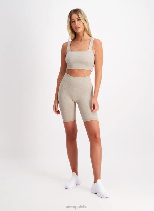 odzież JF4L477 kobiety AIM'N beżowe, luksusowe, bezszwowe spodenki motocyklowe