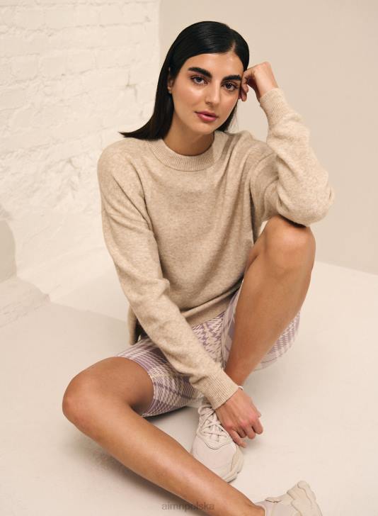 odzież JF4L486 kobiety AIM'N Szorty motocyklowe w zakurzoną fioletową kratę