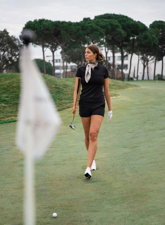 odzież JF4L488 kobiety AIM'N czarne spodenki techniczne