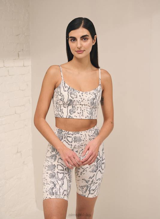 odzież JF4L490 kobiety AIM'N Owsiane, białe spodenki motocyklowe Viper