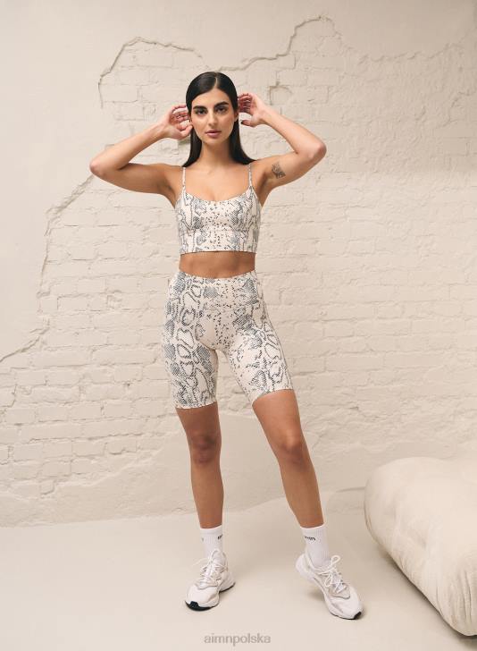 odzież JF4L490 kobiety AIM'N Owsiane, białe spodenki motocyklowe Viper