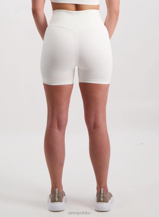 odzież JF4L494 kobiety AIM'N Szorty motocyklowe midi w kolorze złamanej bieli