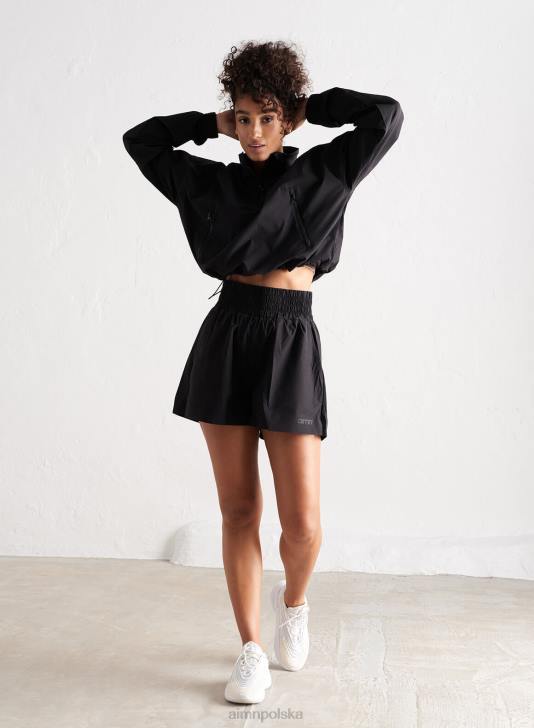 odzież JF4L499 kobiety AIM'N czarne wiatrówki