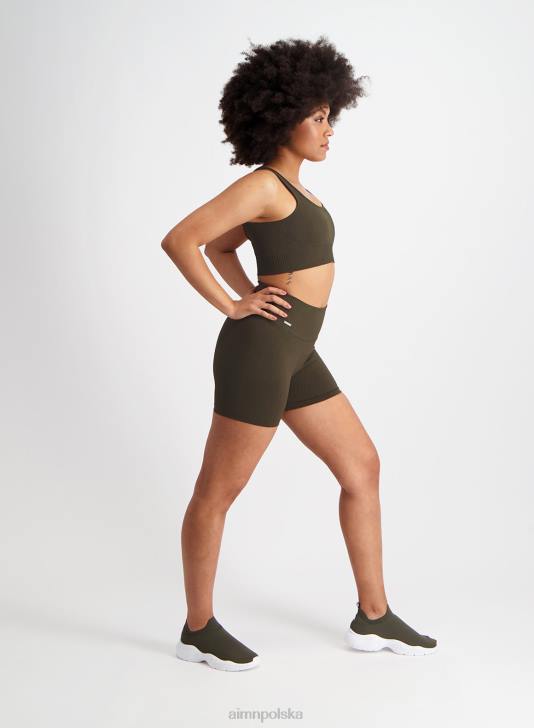 odzież JF4L500 kobiety AIM'N Szorty motocyklowe midi w kolorze khaki