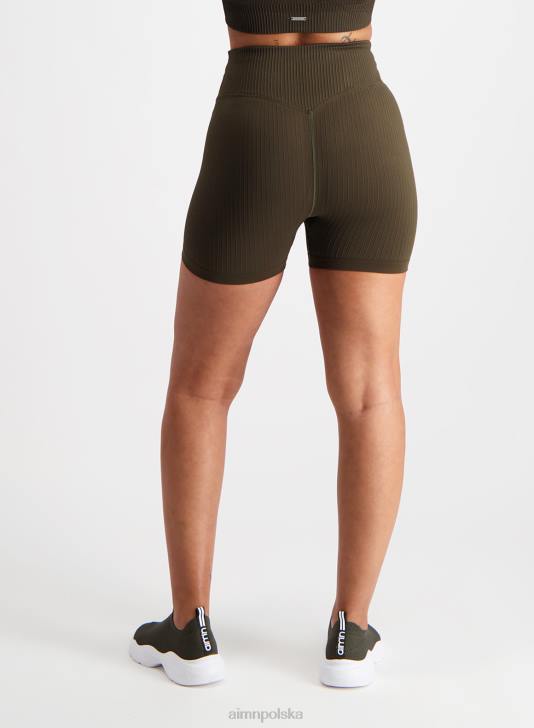 odzież JF4L500 kobiety AIM'N Szorty motocyklowe midi w kolorze khaki