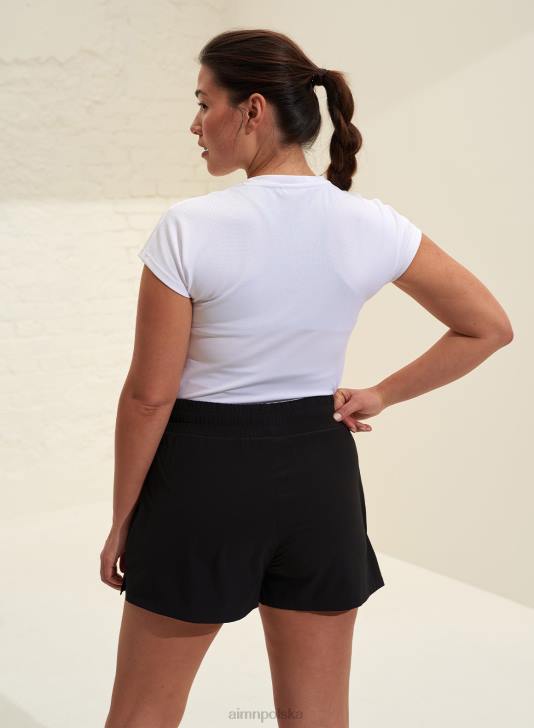 odzież JF4L504 kobiety AIM'N czarne, niezbędne spodenki