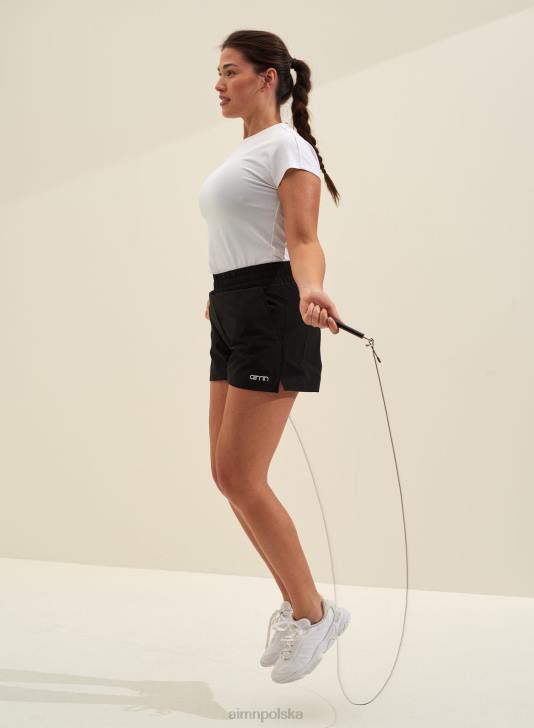 odzież JF4L504 kobiety AIM'N czarne, niezbędne spodenki