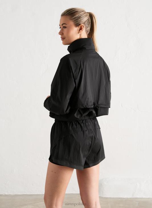 odzież JF4L517 kobiety AIM'N czarne spodenki terenowe