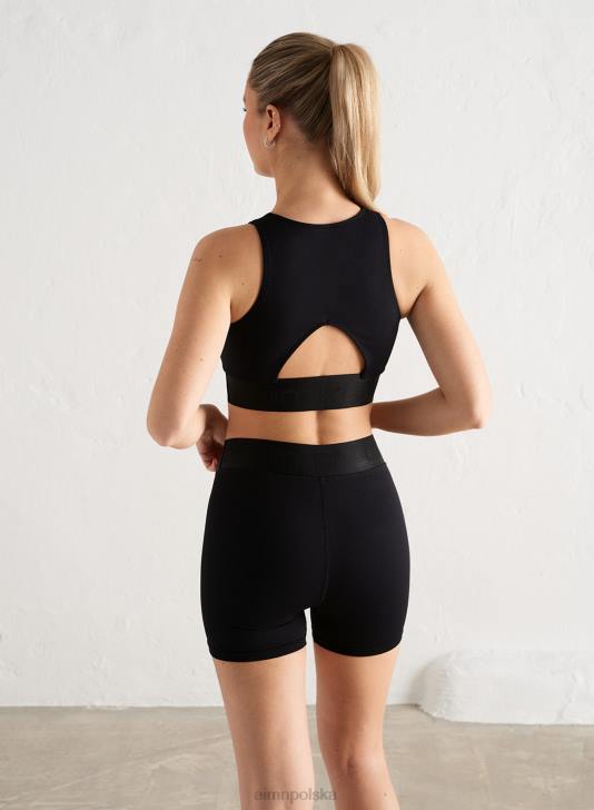 odzież JF4L518 kobiety AIM'N Czarne, bezszwowe spodenki midi