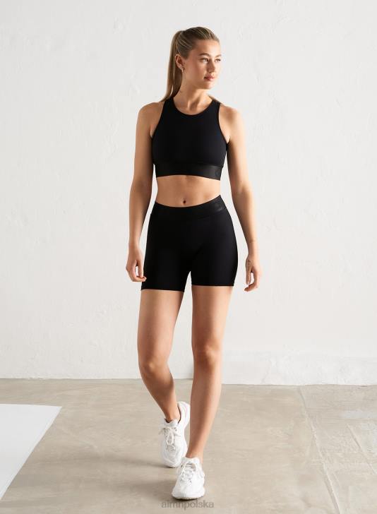 odzież JF4L518 kobiety AIM'N Czarne, bezszwowe spodenki midi