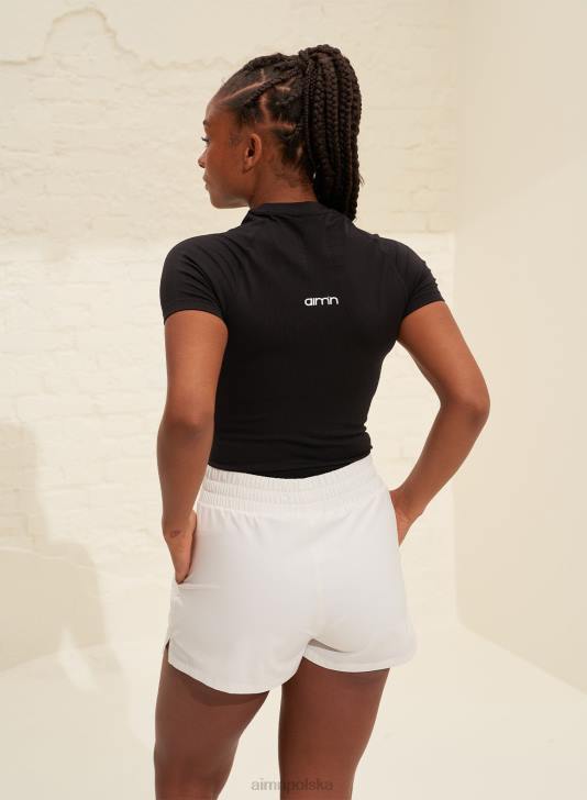 odzież JF4L520 kobiety AIM'N białe niezbędne spodenki