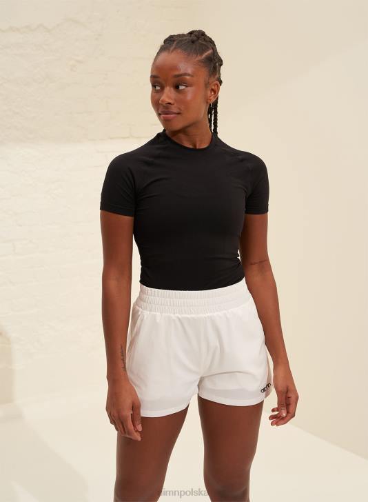 odzież JF4L520 kobiety AIM'N białe niezbędne spodenki