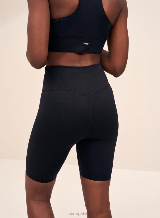 odzież JF4L521 kobiety AIM'N Czarne, bezszwowe spodenki motocyklowe o ruchu