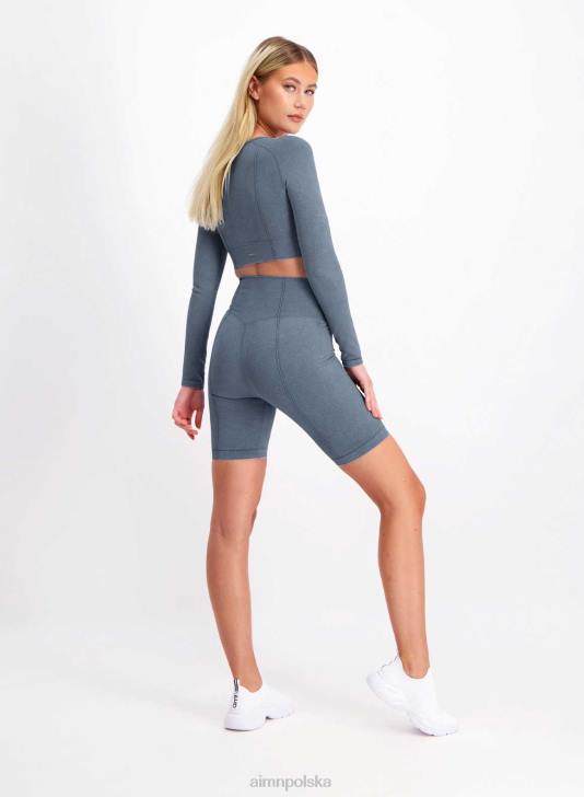 odzież JF4L535 kobiety AIM'N Spodenki motocyklowe ze spranego denimu, bezszwowe