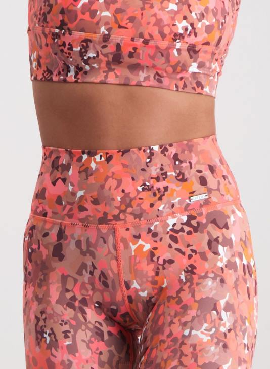 odzież JF4L554 kobiety AIM'N Szorty motocyklowe w kolorze zachodzącego słońca w kolorze różu