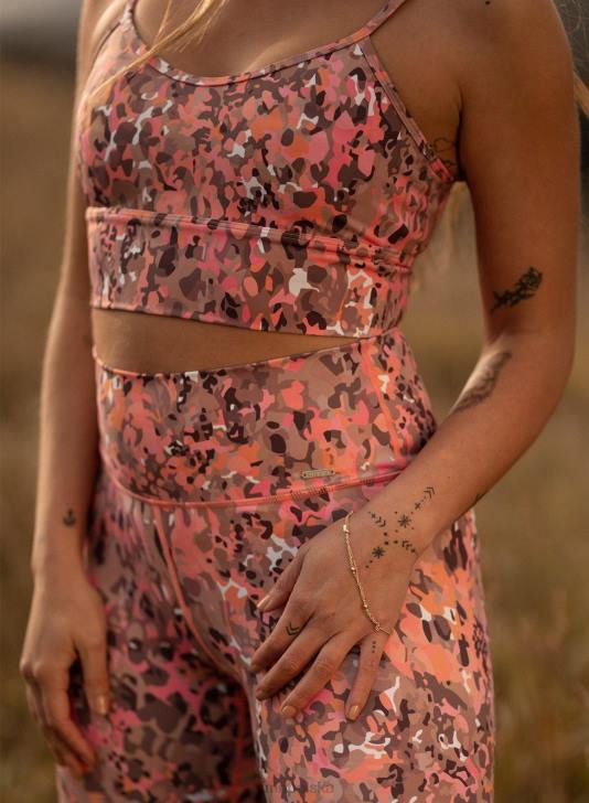 odzież JF4L554 kobiety AIM'N Szorty motocyklowe w kolorze zachodzącego słońca w kolorze różu