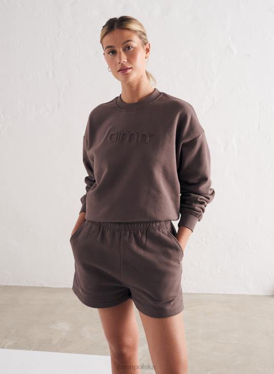 odzież JF4L558 kobiety AIM'N spodenki dresowe macchiato