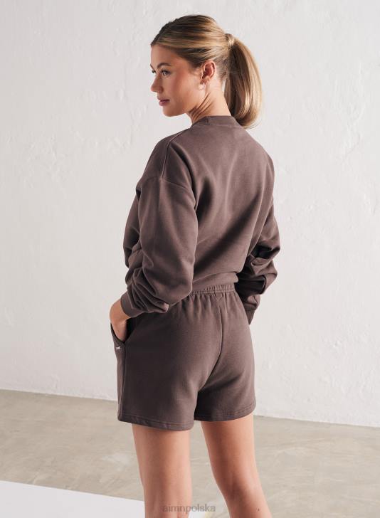 odzież JF4L558 kobiety AIM'N spodenki dresowe macchiato