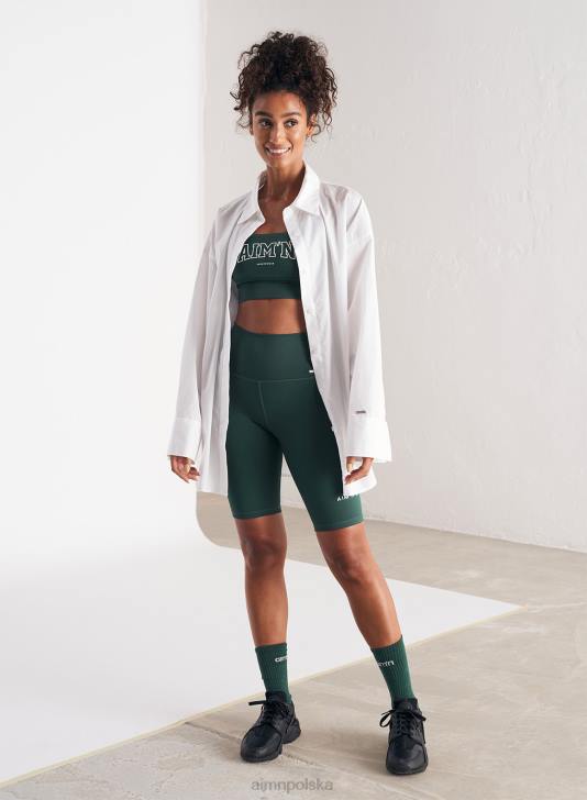 odzież JF4L561 kobiety AIM'N Szorty motocyklowe w kolorze sosnowej zieleni