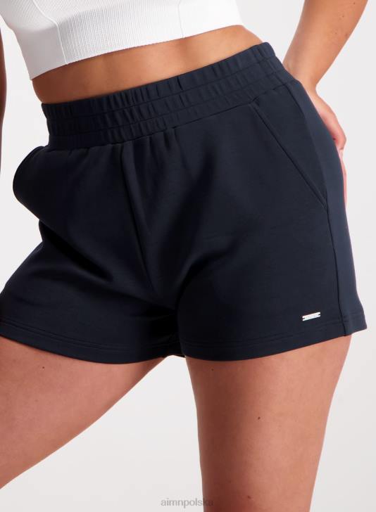 odzież JF4L581 kobiety AIM'N granatowe wygodne spodenki