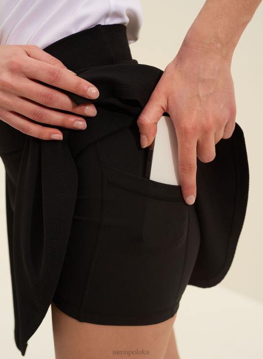 odzież JF4L585 kobiety AIM'N czarna, luksusowa skort