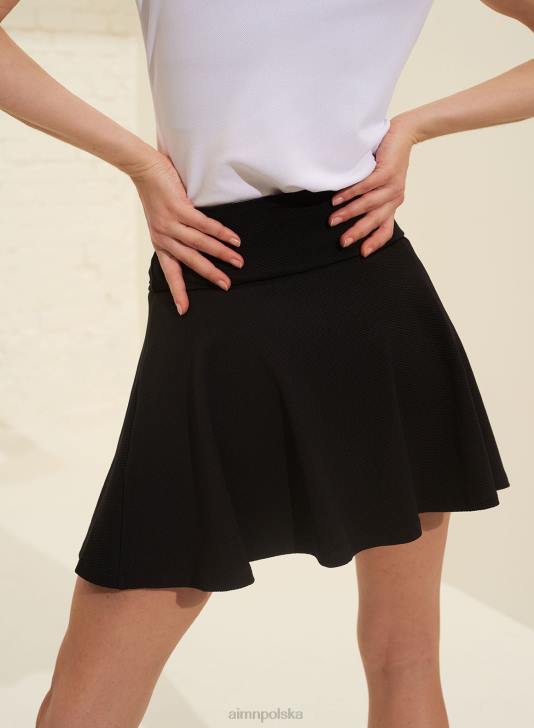odzież JF4L585 kobiety AIM'N czarna, luksusowa skort