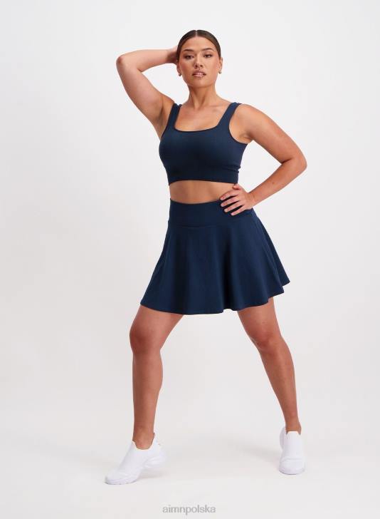 odzież JF4L588 kobiety AIM'N granatowe, luksusowe spodenki tenisowe