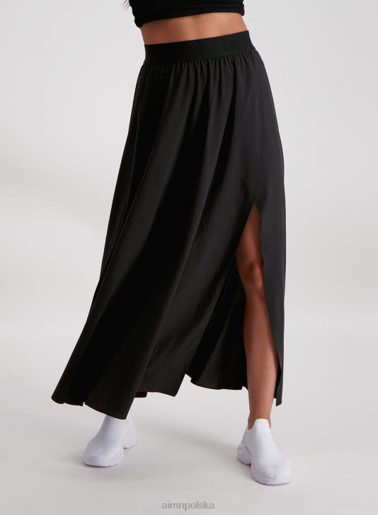odzież JF4L597 kobiety AIM'N czarna spódnica maxi