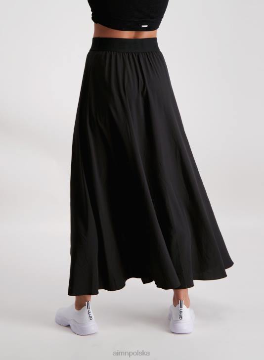 odzież JF4L597 kobiety AIM'N czarna spódnica maxi