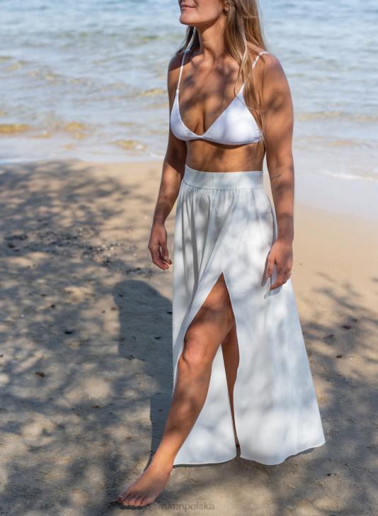 odzież JF4L601 kobiety AIM'N biała spódnica maxi