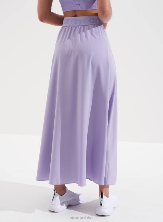 odzież JF4L613 kobiety AIM'N lawendowa spódnica maxi