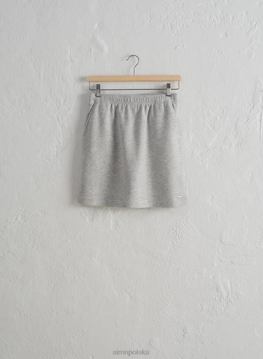 odzież JF4L621 kobiety AIM'N Spódnica dresowa w kolorze jasnoszarym, melanżowym