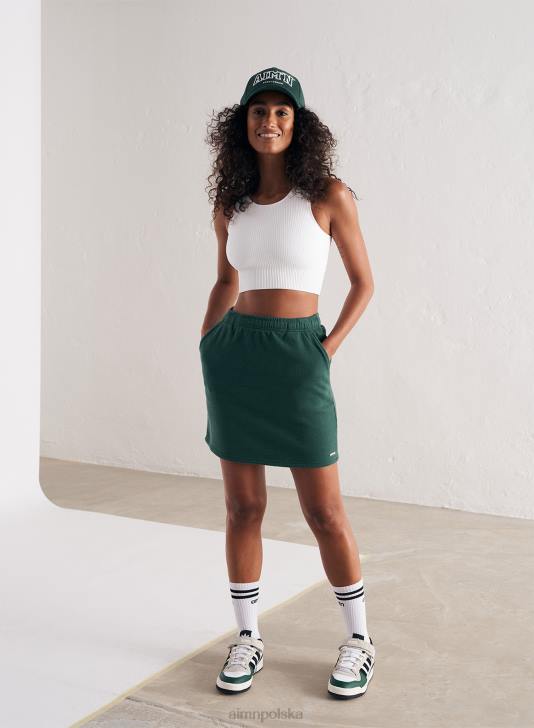 odzież JF4L622 kobiety AIM'N Spódnica dresowa w kolorze sosnowej zieleni